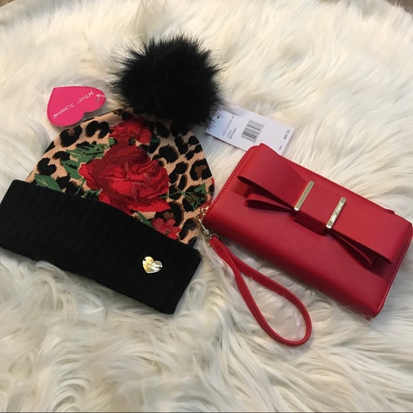 ๐Betsey Johnson Hat and Wallet Gift Set - Picture 2 of 8